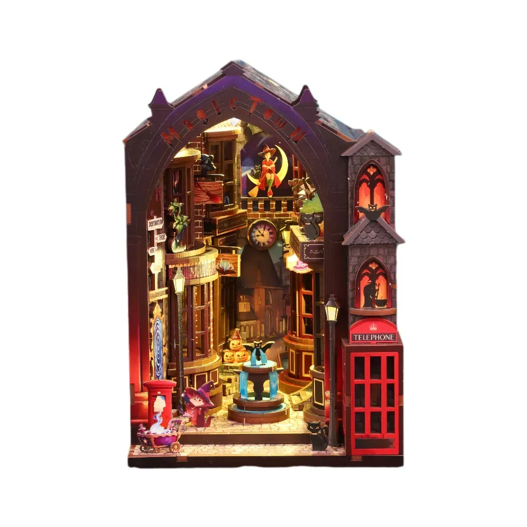 Magic Alley Book Nook Kit build details