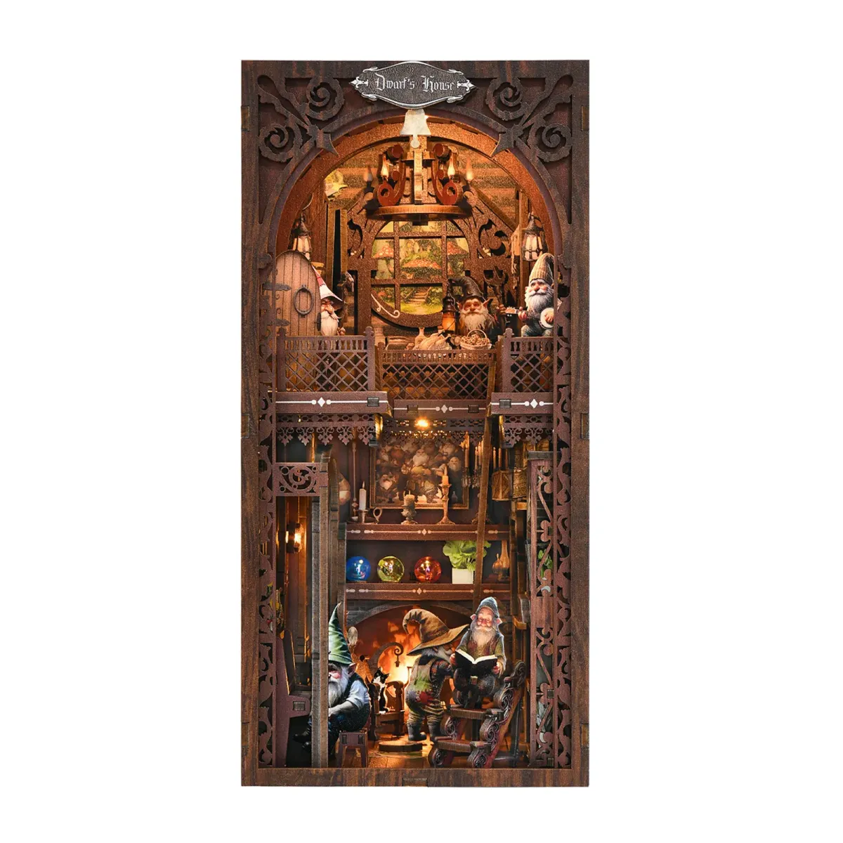 Dwarf's House DIY Book Nook Kit build details
