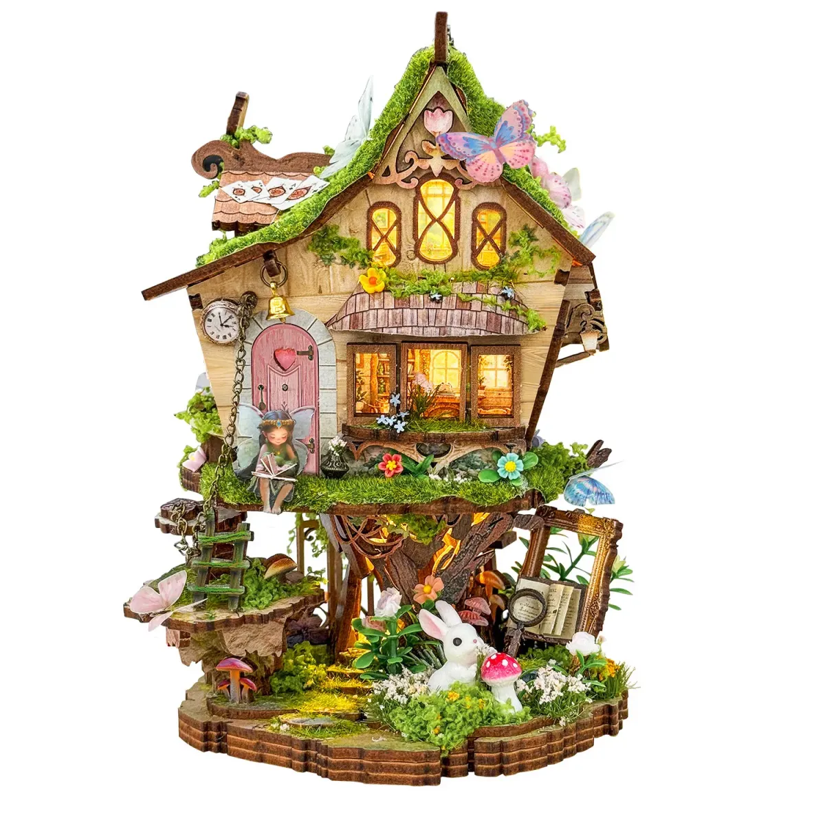 Rowan's Treehouse DIY Book Nook Kit build details