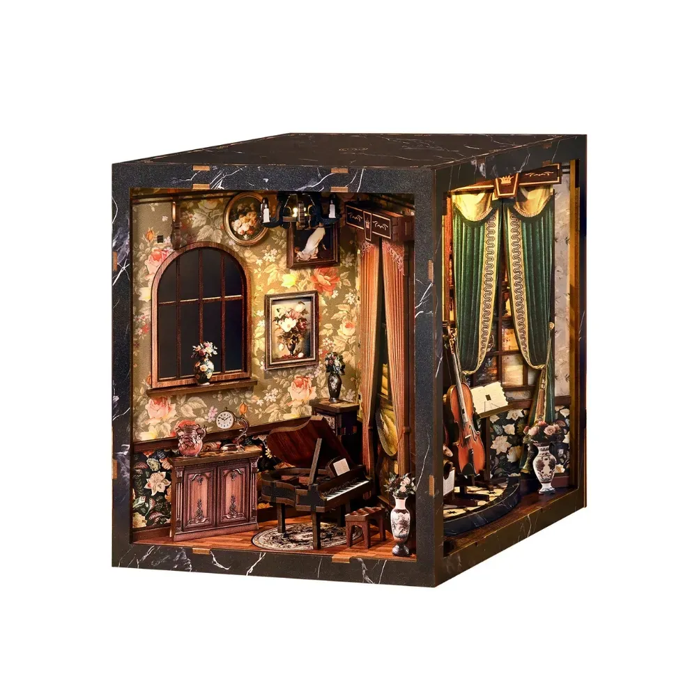 European Melody DIY Book Nook Kit build details