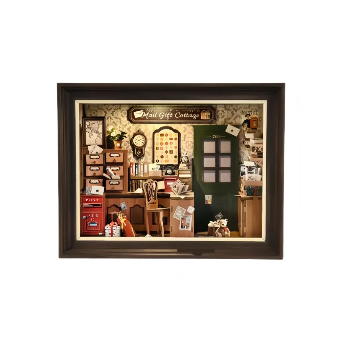 Bouwdetails van Mail Girt Cottage Verhaal Frame Kit｜3-in-1 Puzzel Kit
