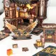 Owl Post Office DIY Miniature Kit – Light-Up Miniature Diorama with Sound