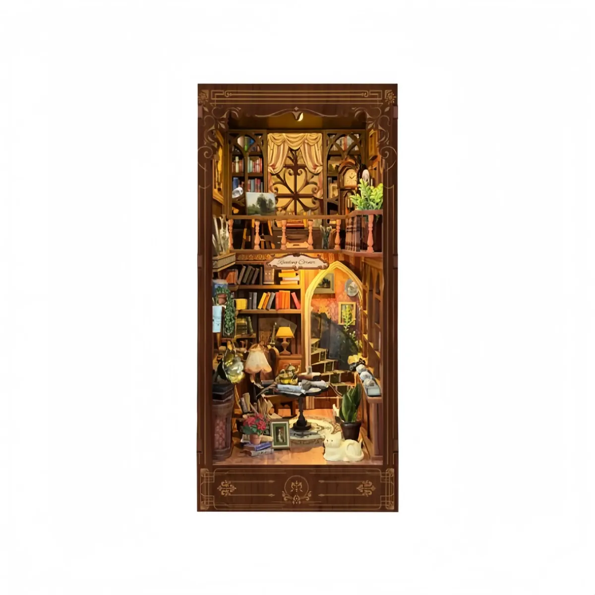 Timeworn Library DIY Book Nook Kit build details