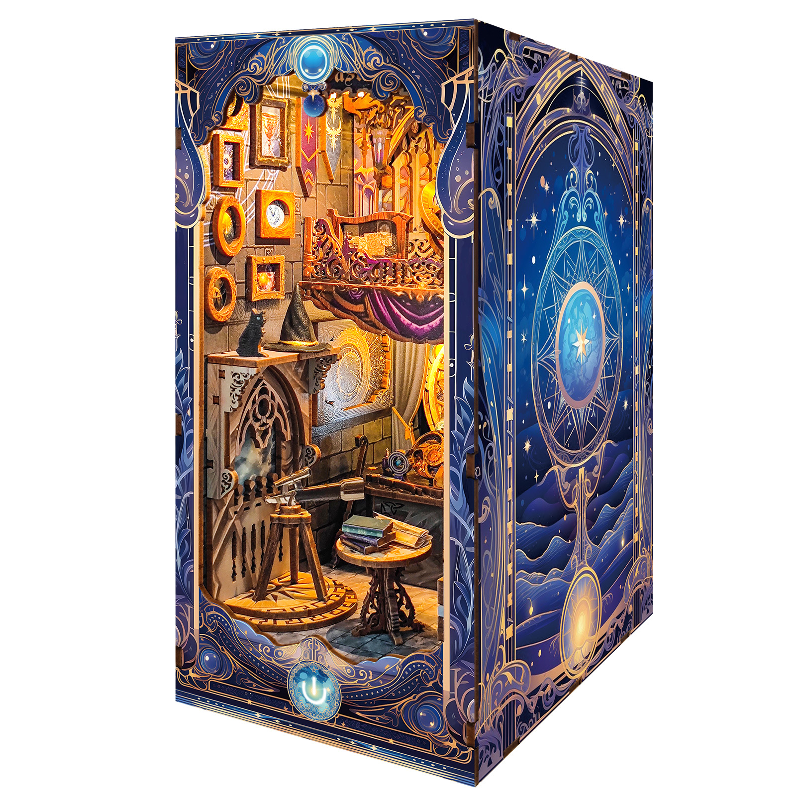 Star Map Secrets DIY Book Nook Kit(Dust cover included)-Book Nook World