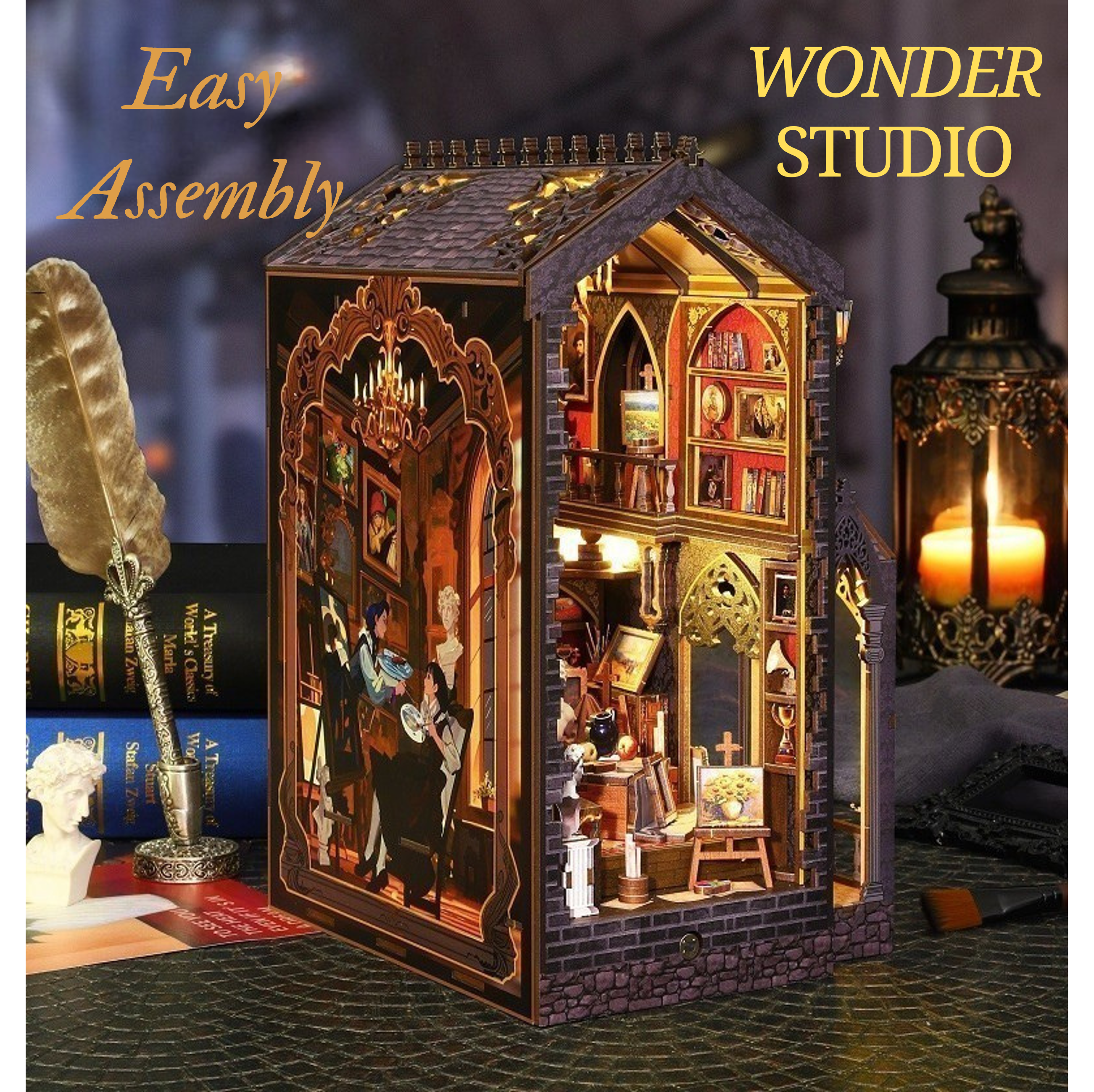 Wonder Studio DIY Book Nook Kit-Book Nook World