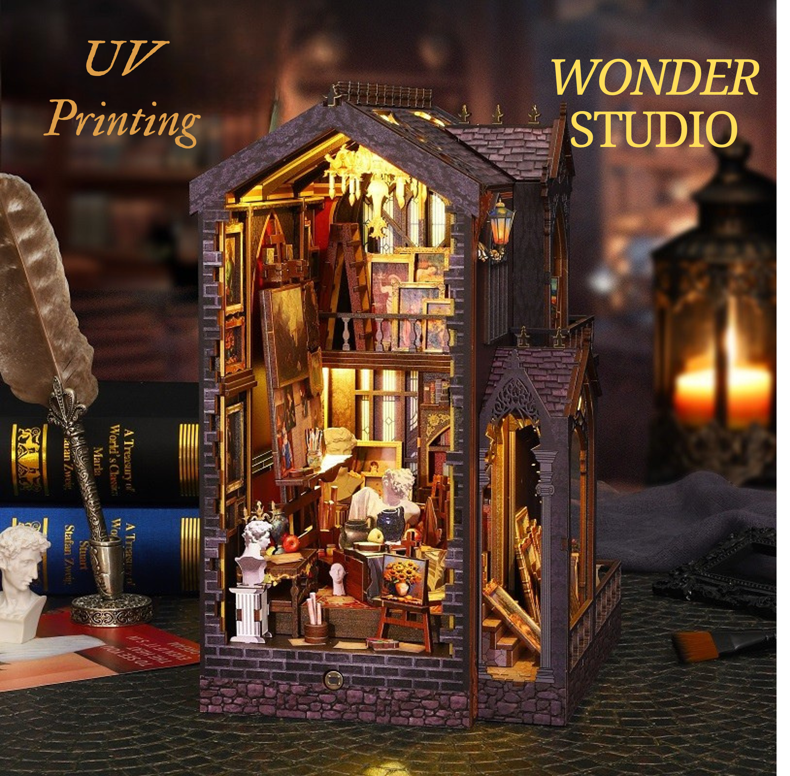 Wonder Studio DIY Book Nook Kit-Book Nook World