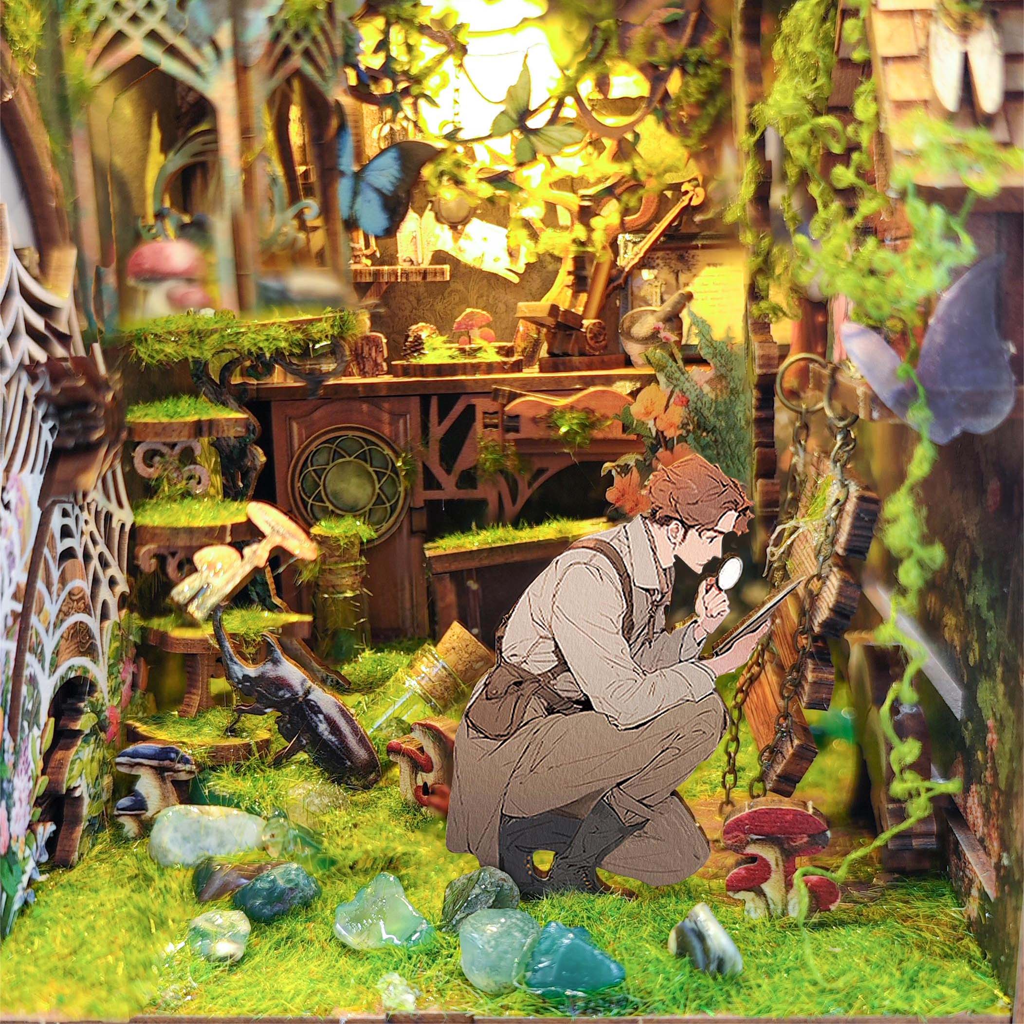 Insect Story DIY Book Nook Kit-Book Nook World