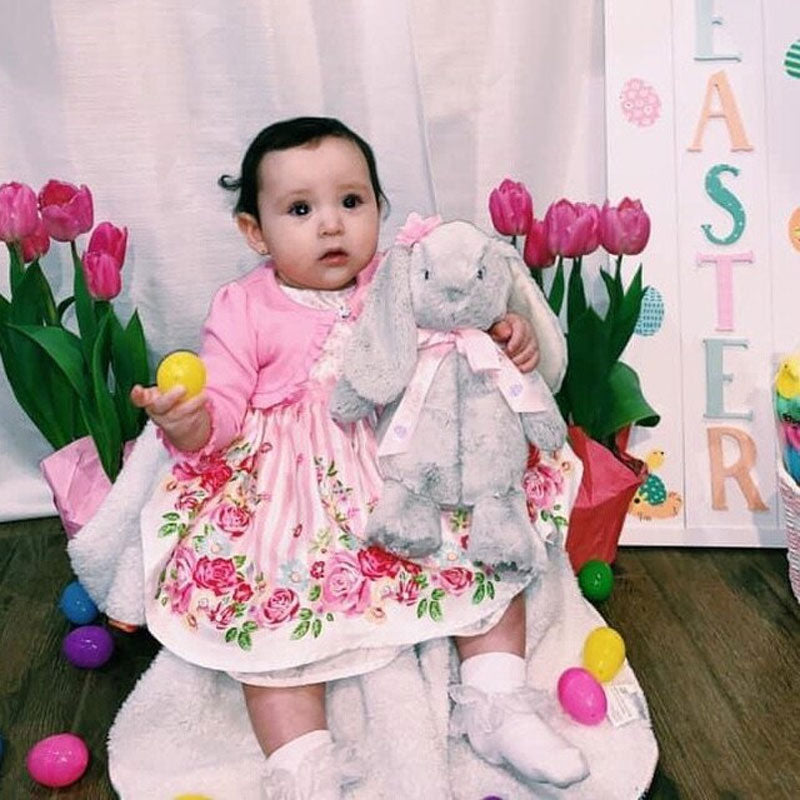 1st Easter Bunny Rabbit Custom 1st Easter Stuffed Animal Baby's First Easter Plush Bunny Rabbit