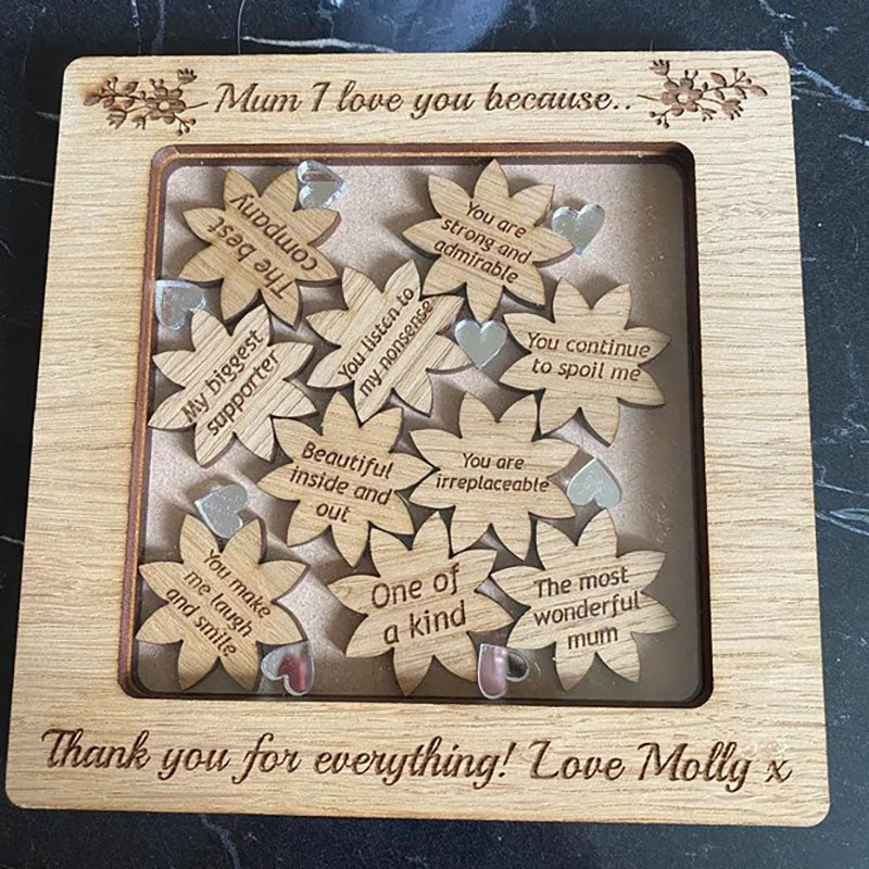 10 Reasons Why I Love You, Personalised Mothers Day gift from Daughter