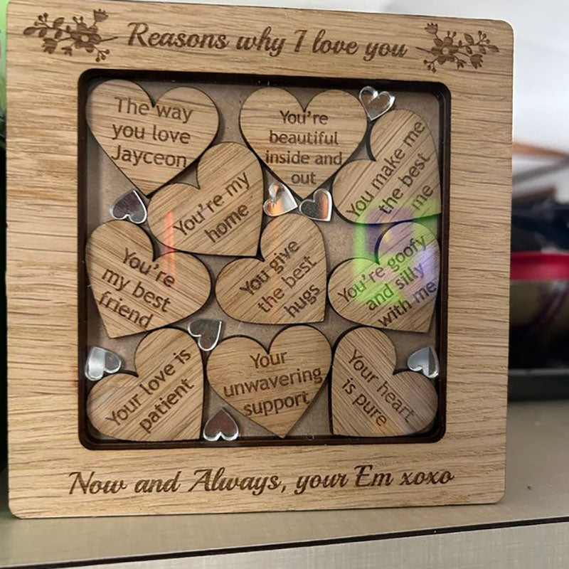 10 Reasons Why I Love You, Personalised Mothers Day gift from Daughter