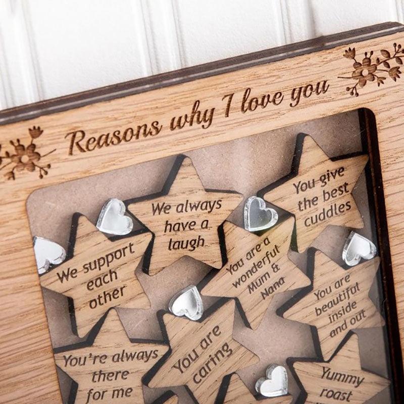 10 Reasons Why I Love You, Personalised Mothers Day gift from Daughter