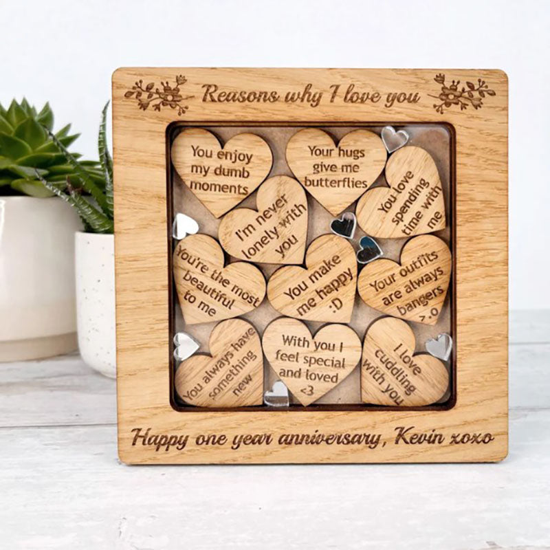 10 Reasons Why I Love You, Personalised Mothers Day gift from Daughter