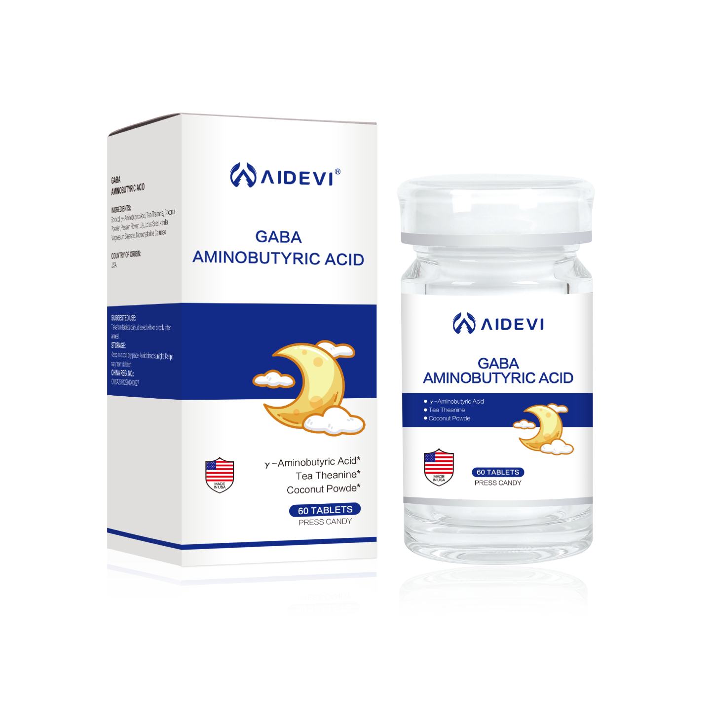 GABA Supplement Capsules For Sleep-AIDEVI