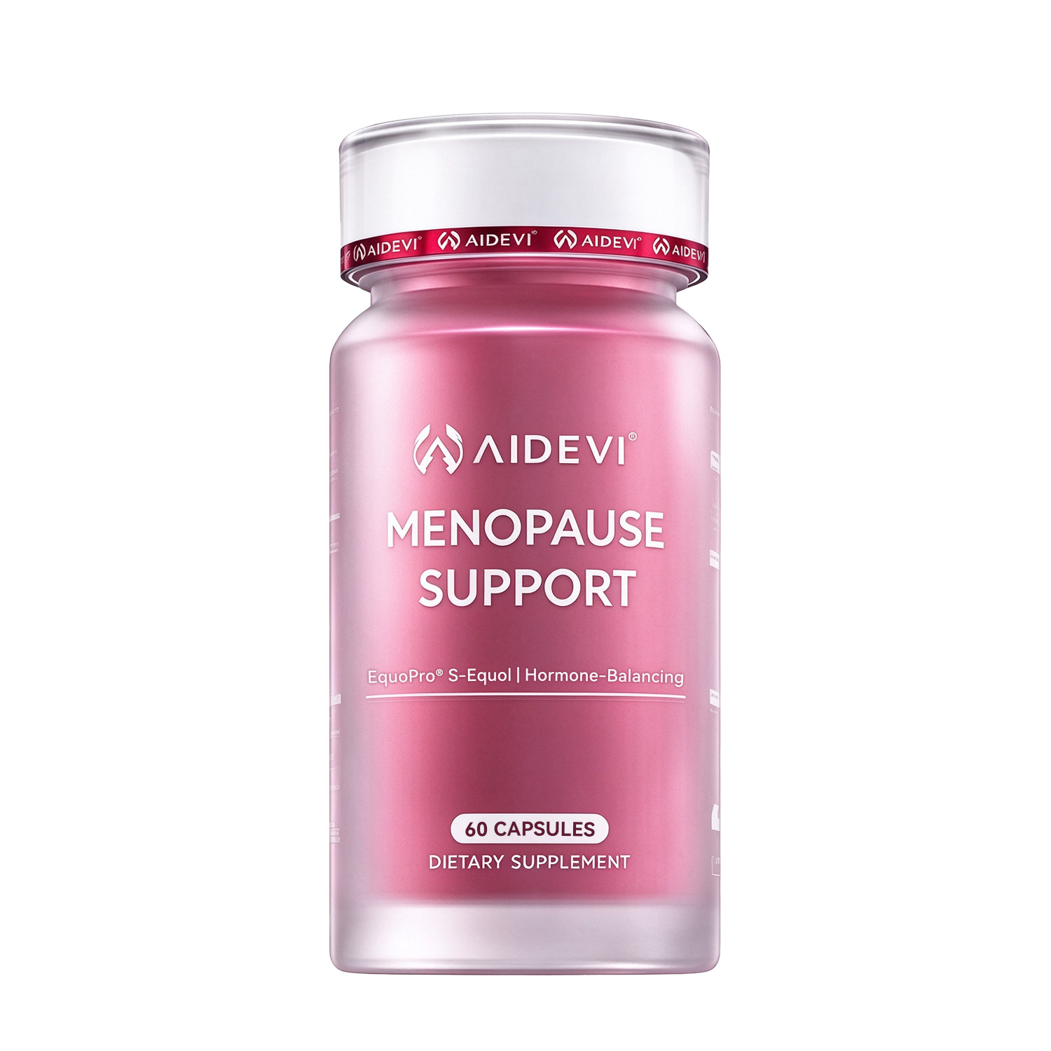 AIDEVI Menopause Support Complex – S-Equol & PQQ for Hot Flashes & Balance – 60 Capsules
