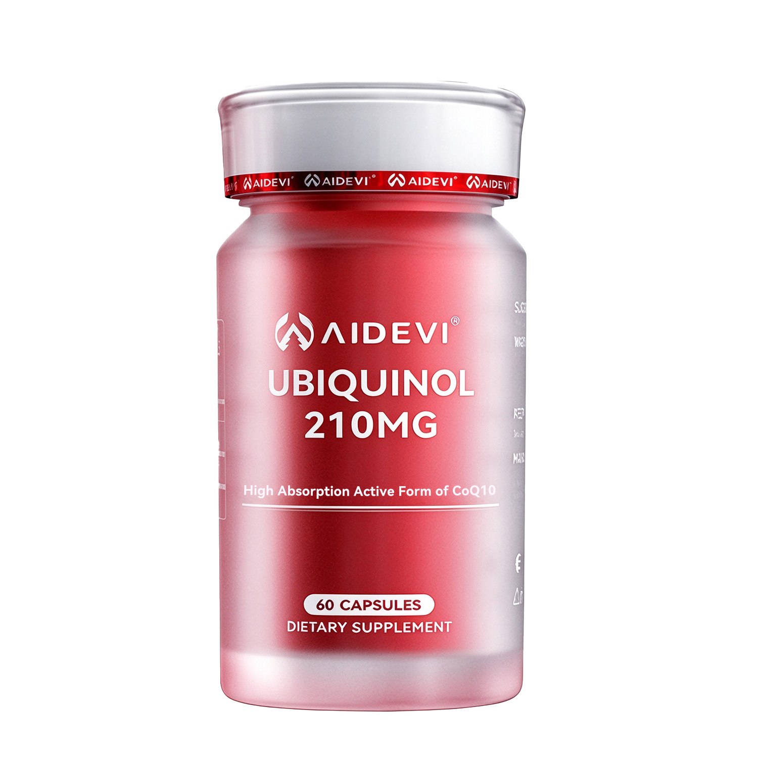 AIDEVI Ubiquinol 210mg – Kaneka Active CoQ10 for Heart & Cellular Energy – 60 Softgels