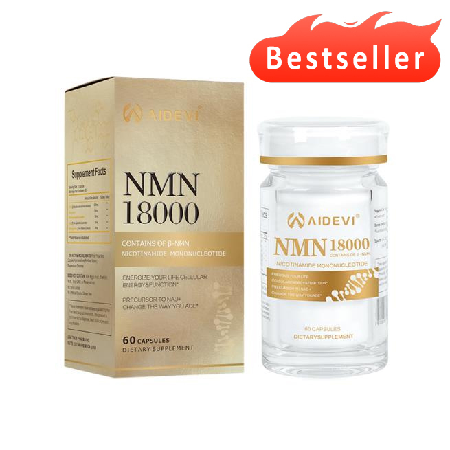 AIDEVI NMN 18000 Supplement 60 Caps 300mg per Capsule  | Anti-aging Energy Booster