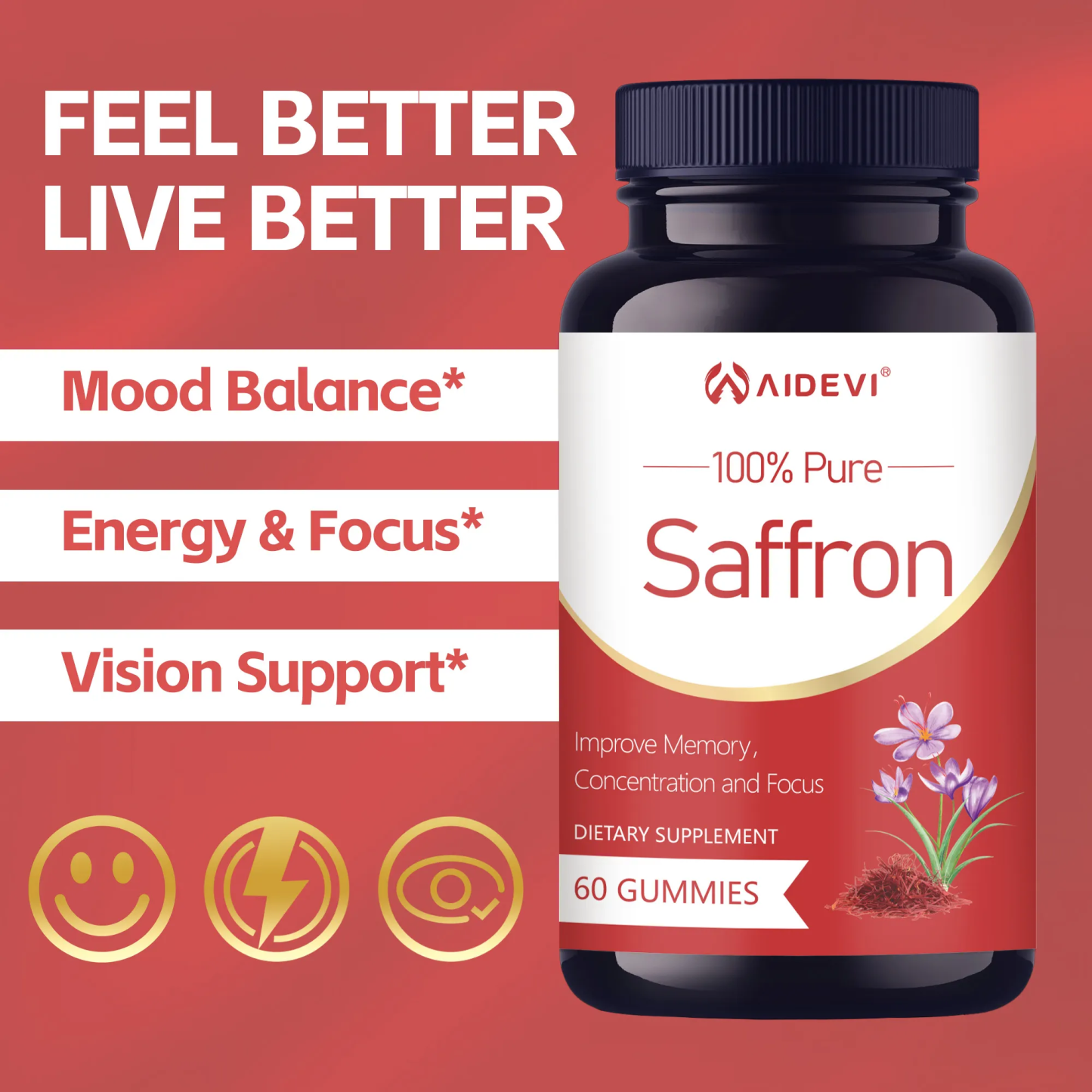 Reclaim Your Mental Edge: Pure Saffron for Lasting Clarity & Calm  (PRE-SALE)