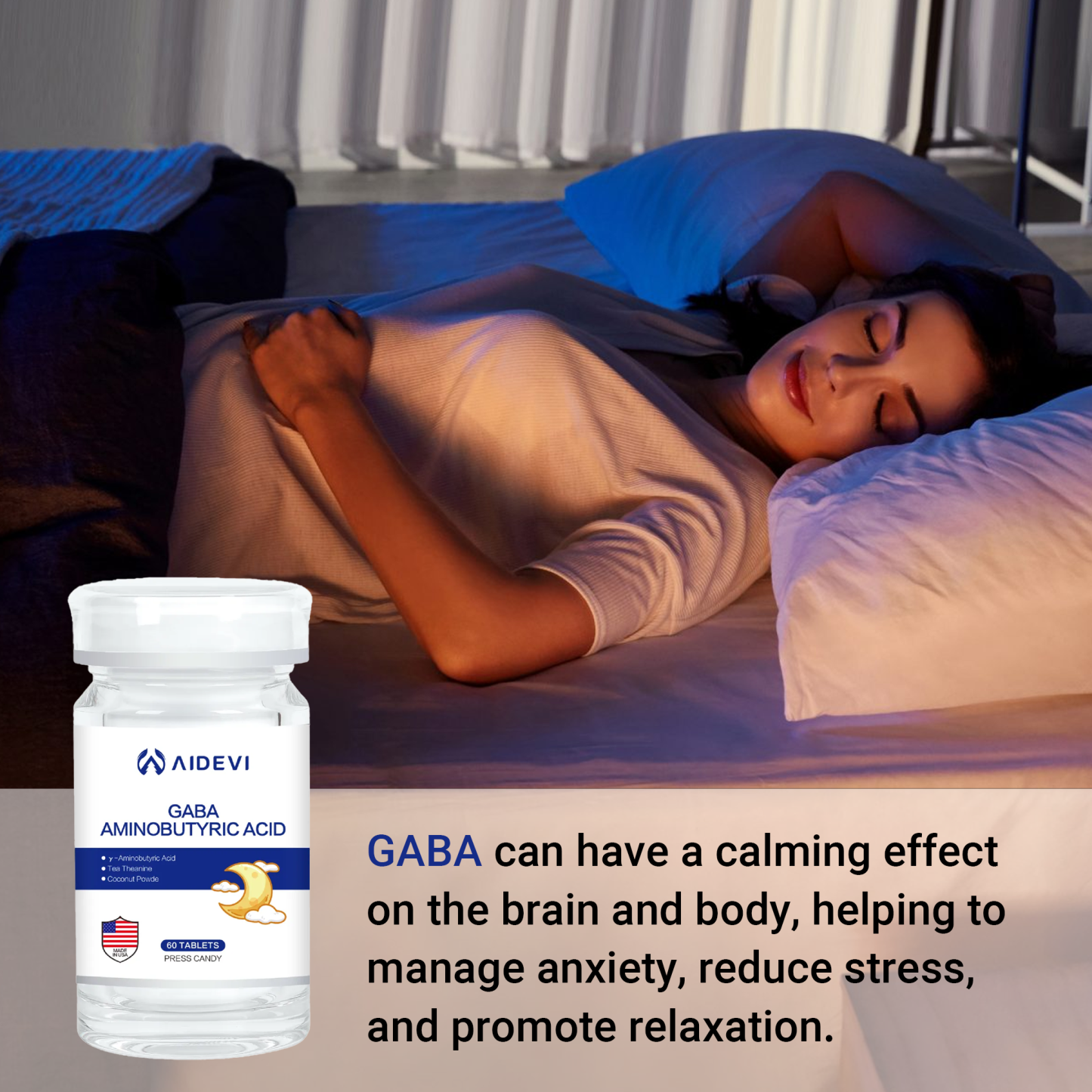 GABA Supplement For Deep Sleeping