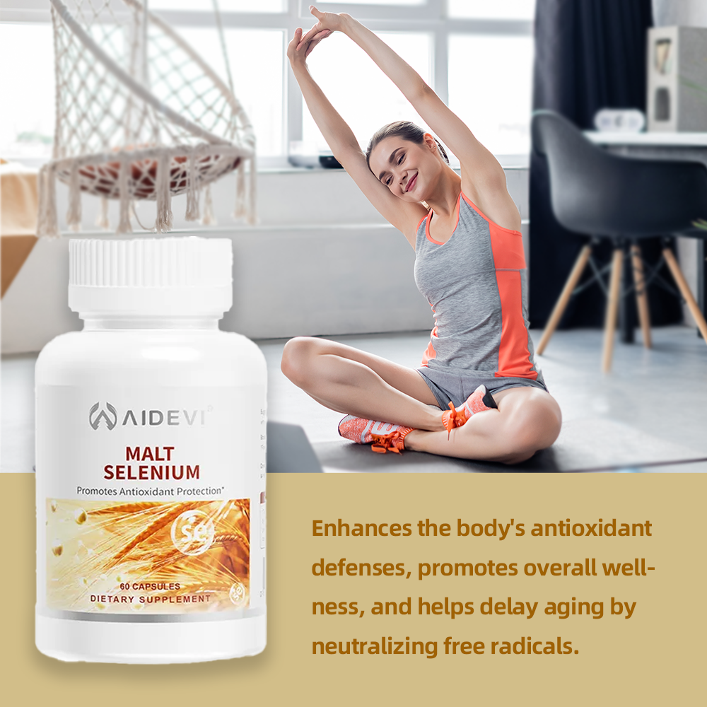 AIDEVI Malt Selenium Anti-radiation Support Thyroid Health