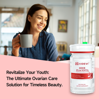 Deer Placenta Supplement / Premium Ovarian Care for Effortless Rejuvenation