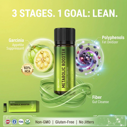 AIDEVI Metabolic Booster - Natural Weight Loss Supplement with Garcinia & Fiber