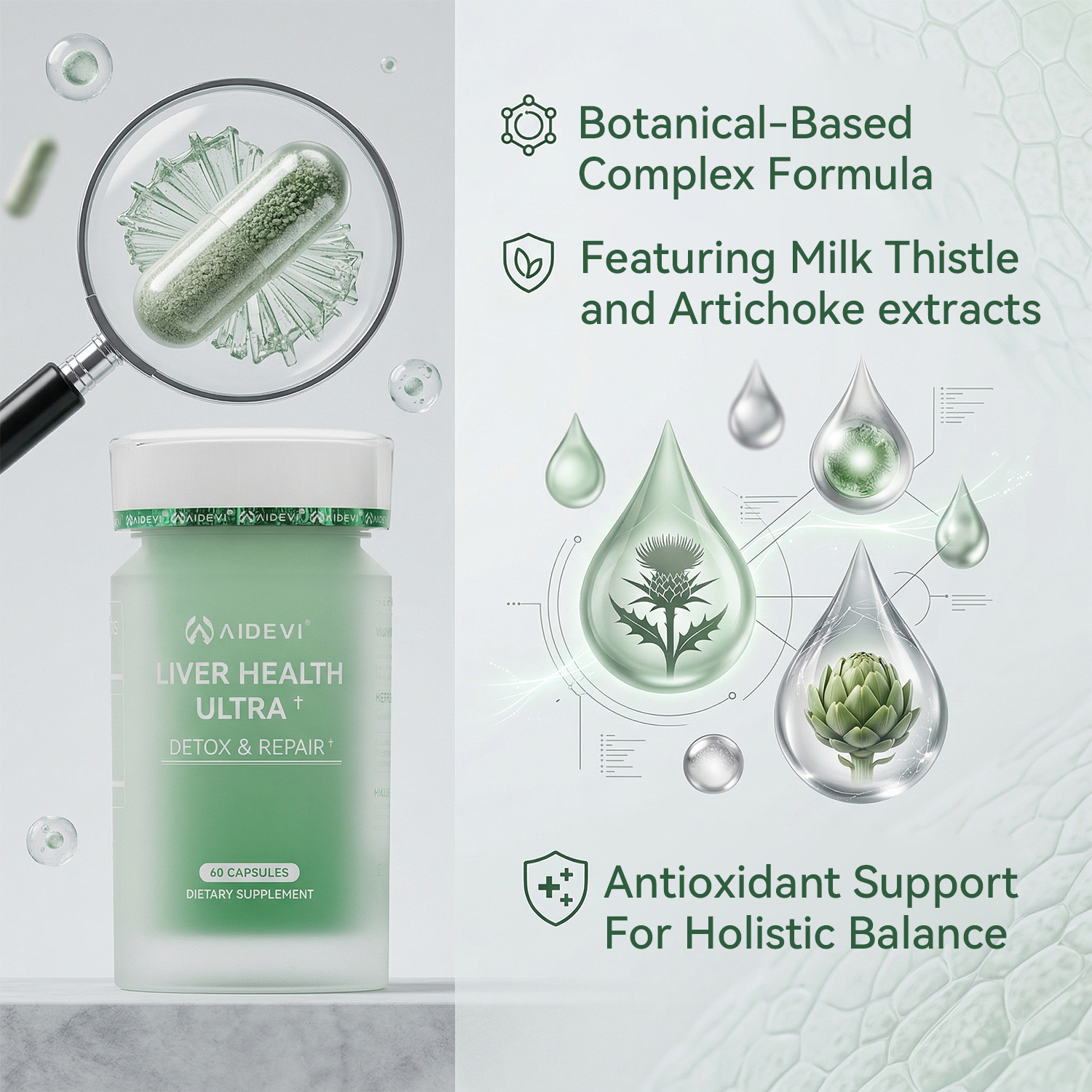 AIDEVI LIVER HEALTH ULTRA | Advanced Liver Detox & Repair Formula