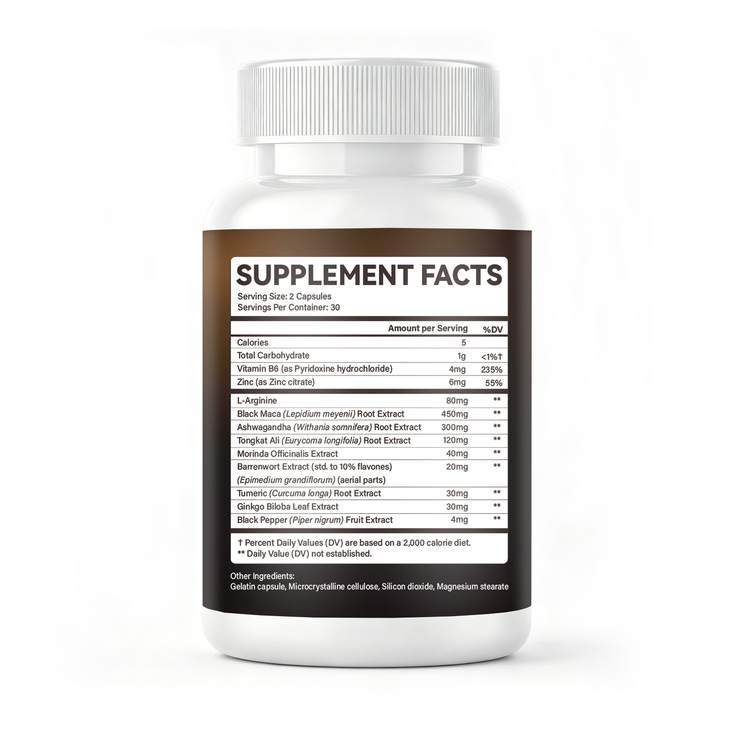 AIDEVI Black Maca & Ashwagandha for Energy, Stamina & Drive