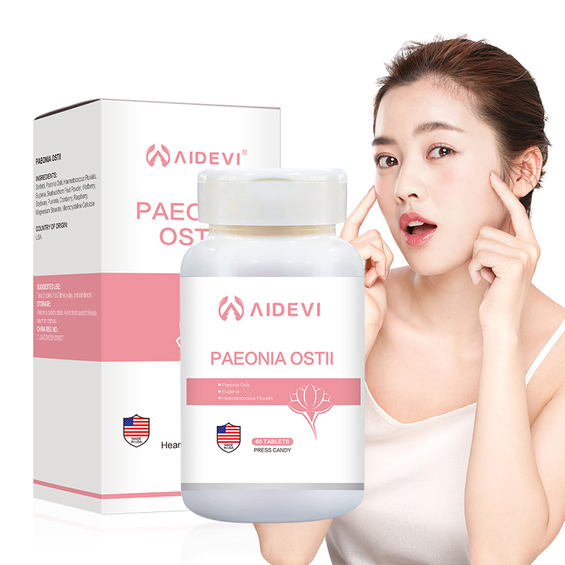 AIDEVI Paeonia Ostii Osti's Tree Danfeng Peony Flower 60 Tablets Collagen Supplements Made In USA