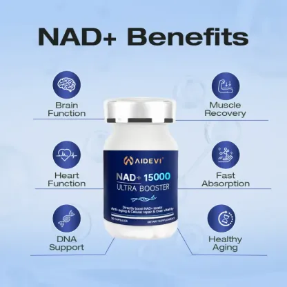 (NMN Alternative ) AIDEVI NAD+ 15000 Supplement Nicotinamide Adenine Dinucleotide
