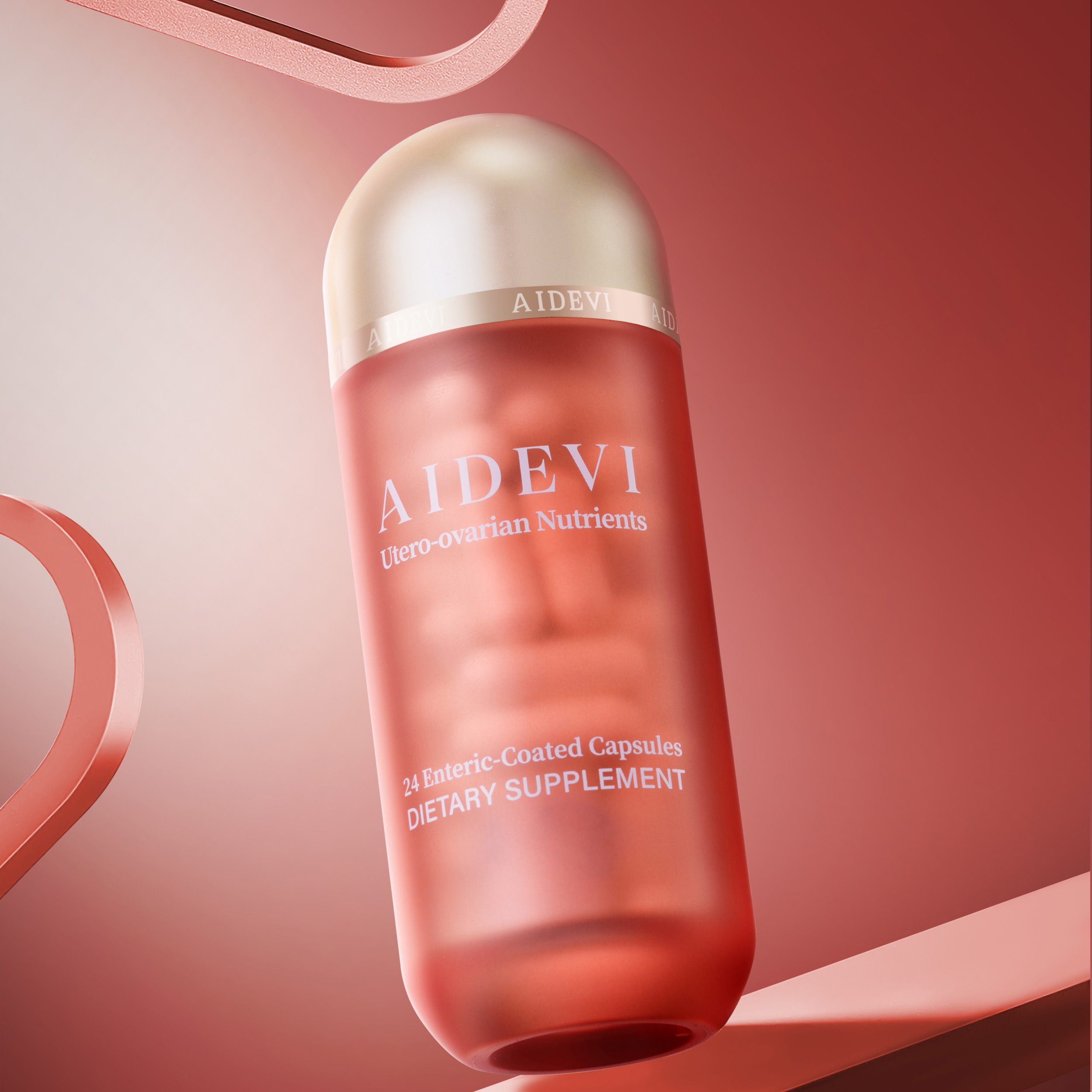 AIDEVI Coenzyme Q10 Small Pink Egg Nest Double Nourishing Pills Internal Adjustment