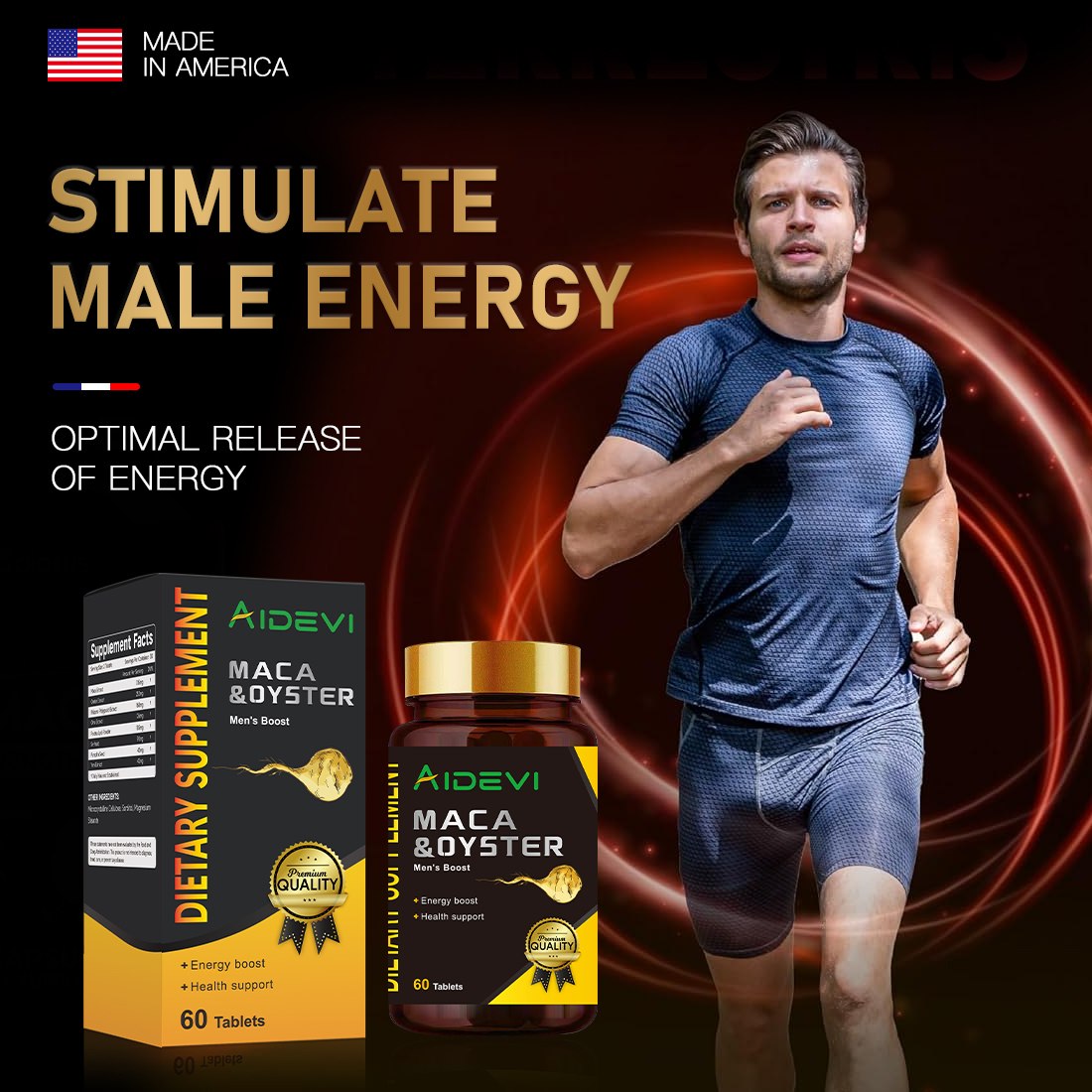 Aidevi Maca & Oyster Compound Fertility Supplement For Man Women -AIDEVI