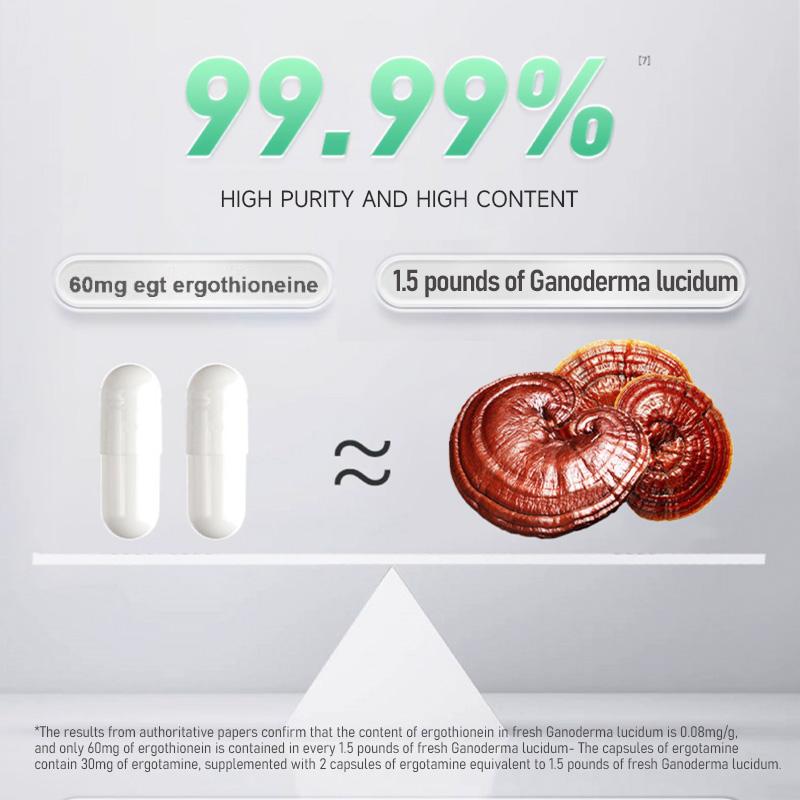 Ergothioneine EGT Supplement / Ultimate Antioxidant for Cellular Protection and Longevity-AIDEVI