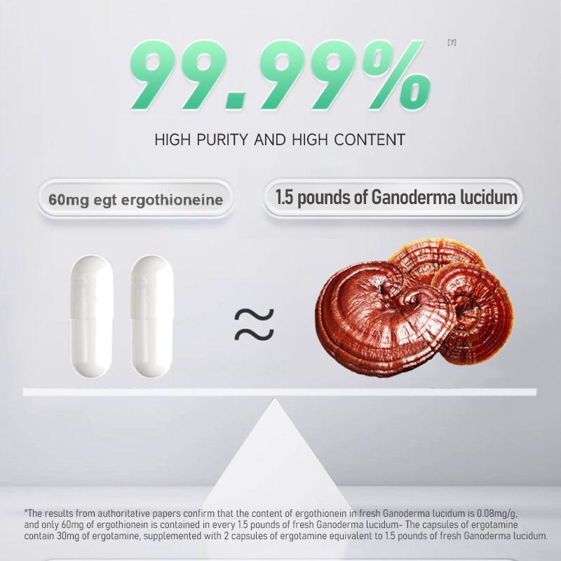 Ergothioneine EGT Supplement / Ultimate Antioxidant for Cellular Protection and Longevity-AIDEVI