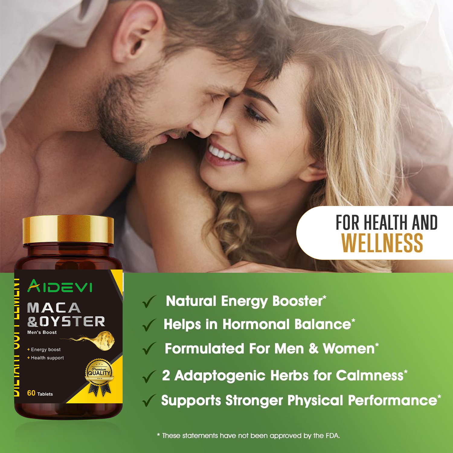 Aidevi Maca & Oyster Compound Fertility Supplement For Man Women -AIDEVI
