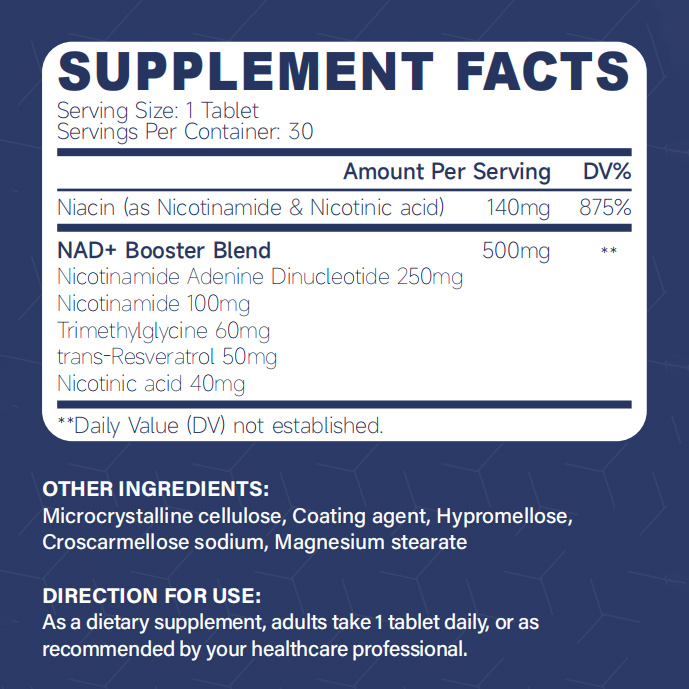 (NMN Alternative ) AIDEVI NAD+ 15000 Supplement Nicotinamide Adenine Dinucleotide-AIDEVI