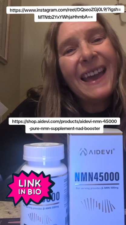 AIDEVI NMN 45000 Supplement Pure 500mg 90 Capsules High Potency Longevity Support 