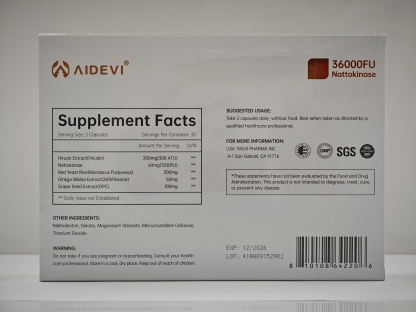 Natto & Vermiprotein Nattokinase Supplement-AIDEVI