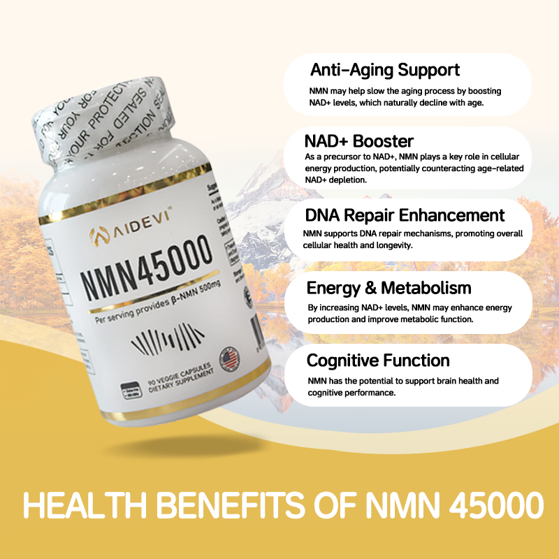 AIDEVI NMN 45000 NMN Supplement Energy Booster Anti-Age 