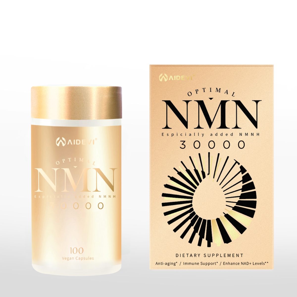 NMN 30000 NAD+ Boosting Supplement with Resveratrol