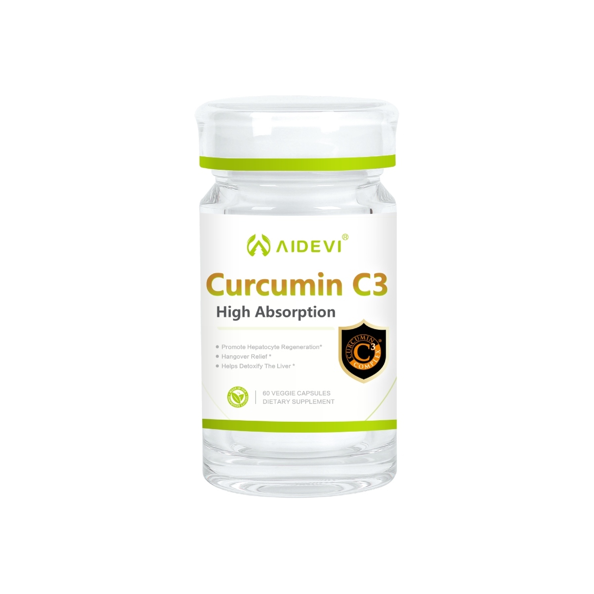 Curcumin C3 (Set of 5) 60 Casuples -AIDEVI