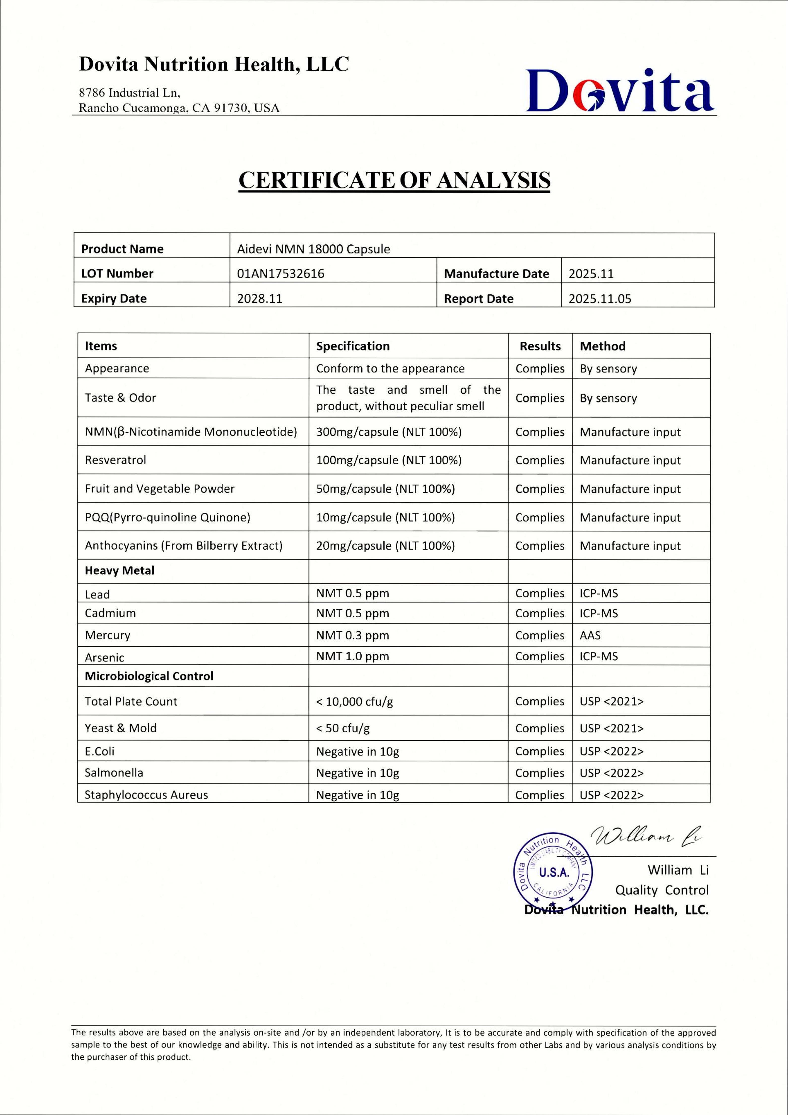 AIDEVI NMN18000 Supplement 300mg 60 Capsules NAD Plus Booster For Cellular Energy Metabolism 