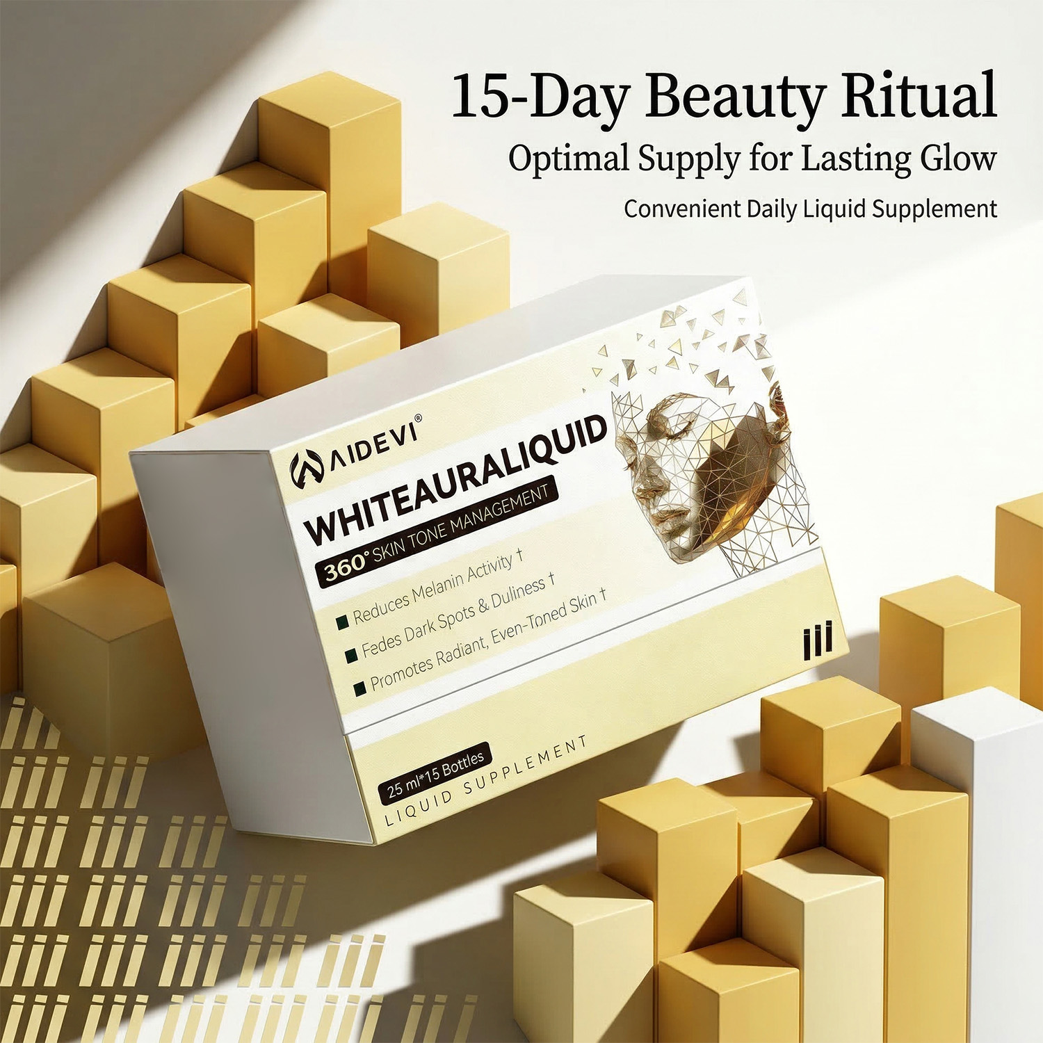 AIDEVI WhiteAura Liquid: White Tomato & Glutathione for Brightening