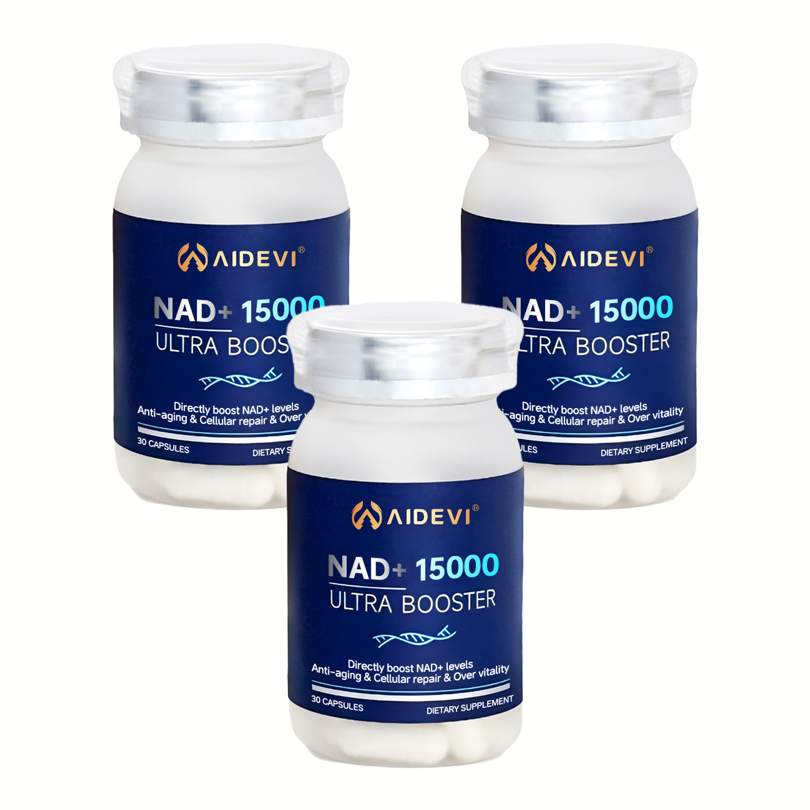 (NMN Alternative ) AIDEVI NAD+ 15000 Supplement Nicotinamide Adenine Dinucleotide-AIDEVI