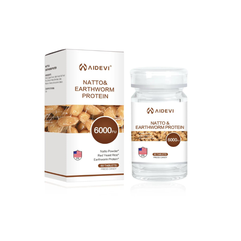 Natto & Vermiprotein Nattokinase Supplement-AIDEVI