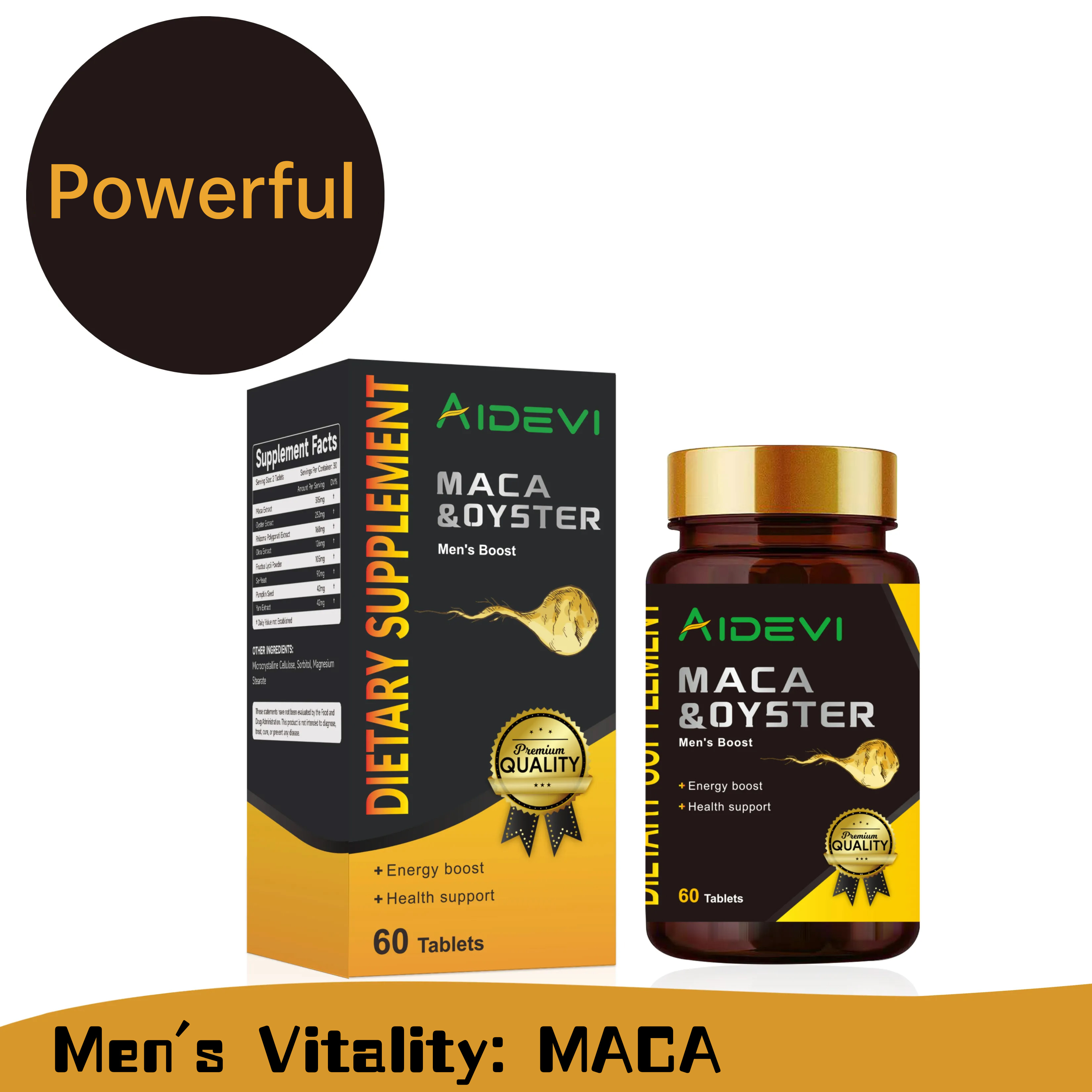 Aidevi Maca & Oyster Compound Fertility Supplement For Man Women -AIDEVI