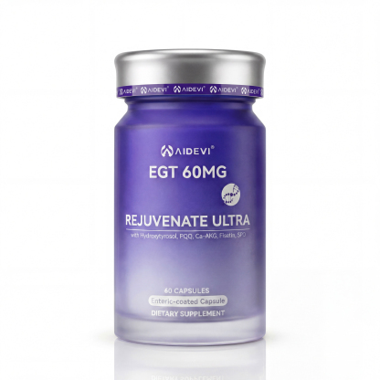 AIDEVI Ergothioneine EGT Supplement 60 Caps 60mg - Ultimate Antioxidant for Cellular Protection and Longevity