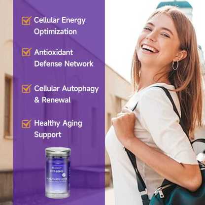 AIDEVI Ergothioneine EGT Supplement 60 Caps 60mg - Ultimate Antioxidant for Cellular Protection and Longevity