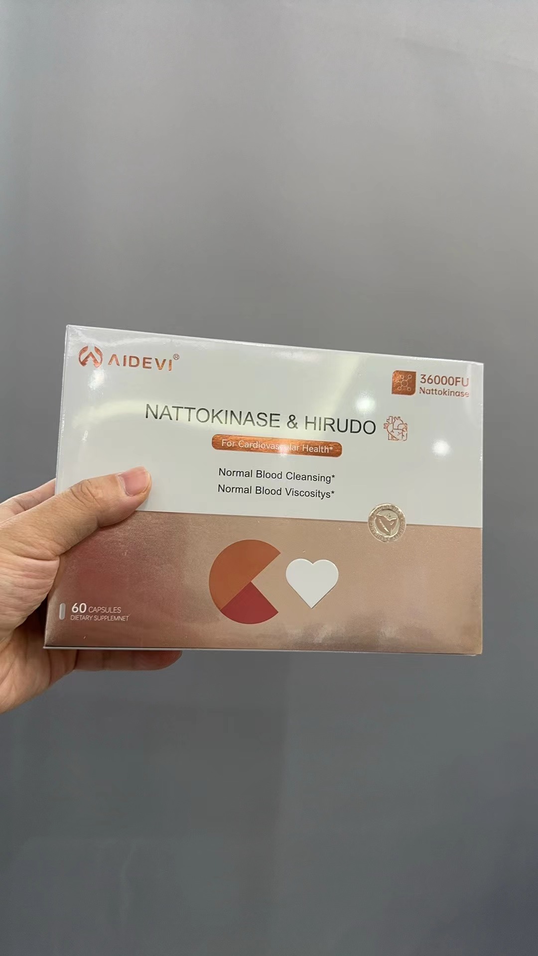 Natto & Vermiprotein Nattokinase Supplement-AIDEVI