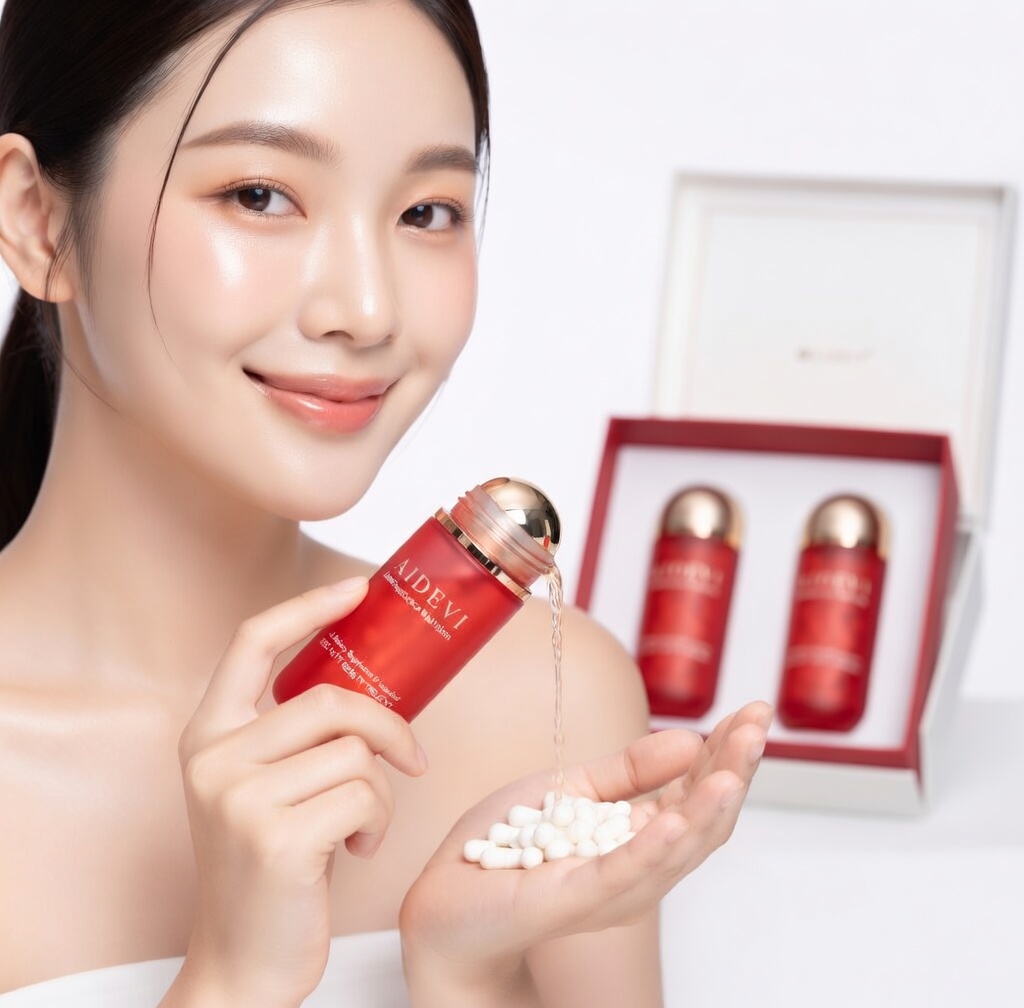 AIDEVI Little Pink Egg 60 caps Ovarian Restoration Nest Double Nourishing 