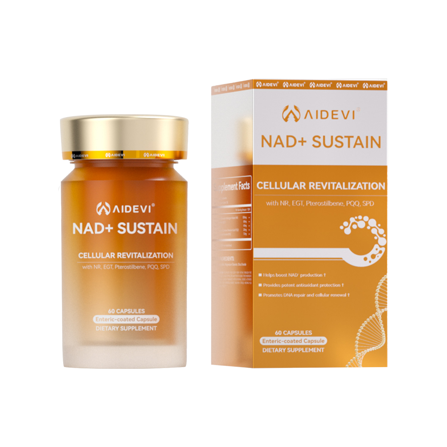 AIDEVI NAD+ SUSTAIN | Science-Backed Cellular Energy & Anti-Aging
